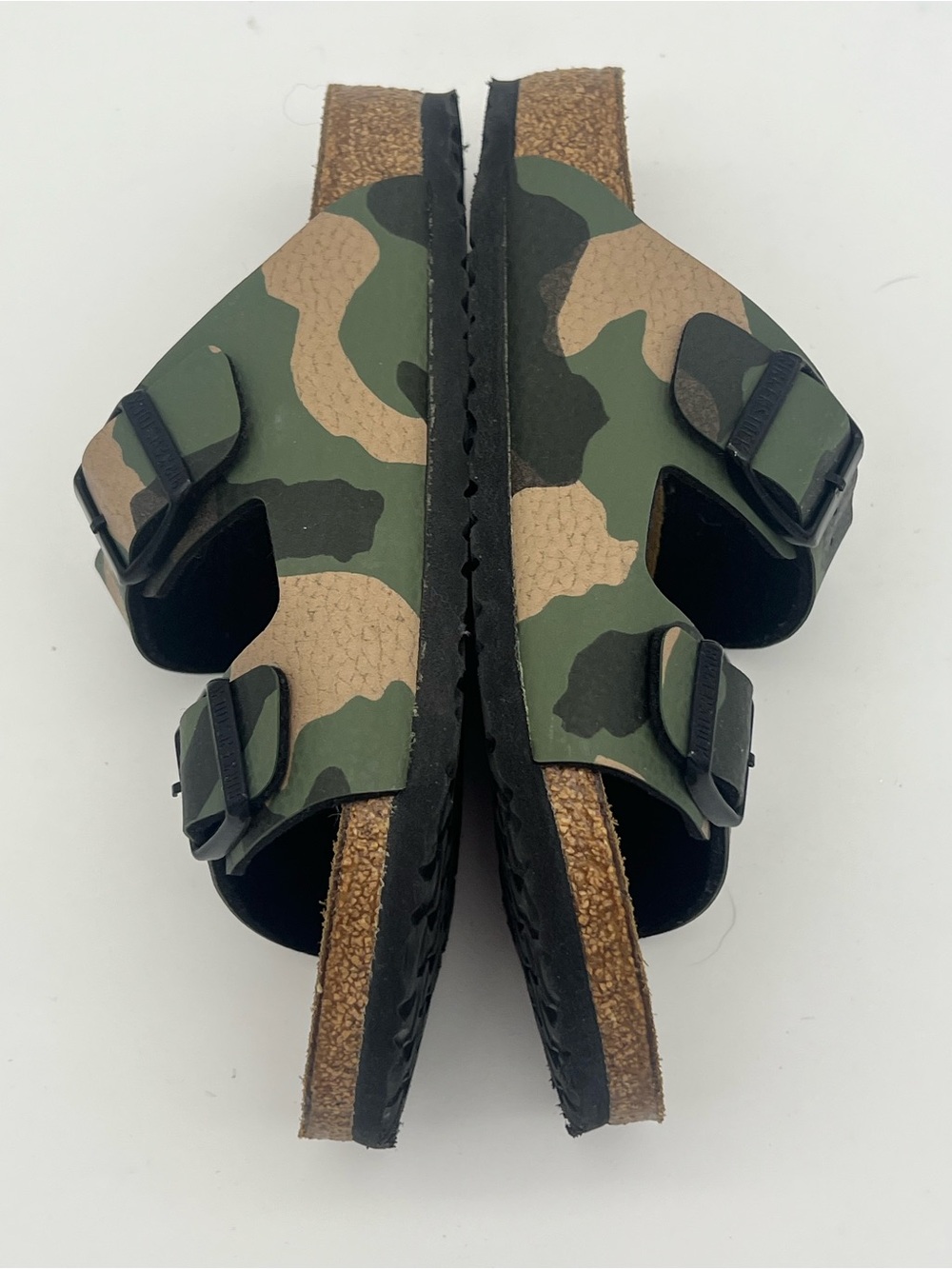 Birkenstock Arizona slides sandals kids size 1 eu 32 camouflage strap shoes - Picture 7 of 8